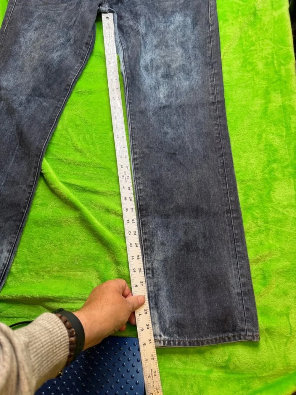 True Religion Geno Relaxed Slim Jeans Cloud Cover Sz 36x30